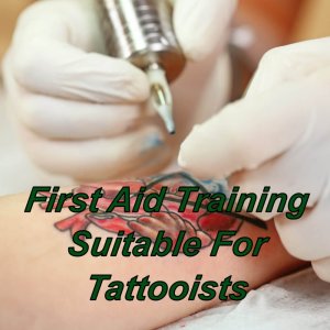 First Aid online training, suitable for tattooists, tattooing studio staff